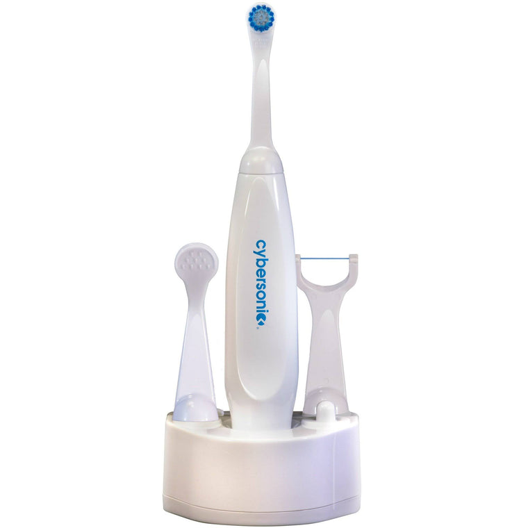 Cybersonic Classic Rechargeable Electric Toothbrush with Complete Dental Care Kit